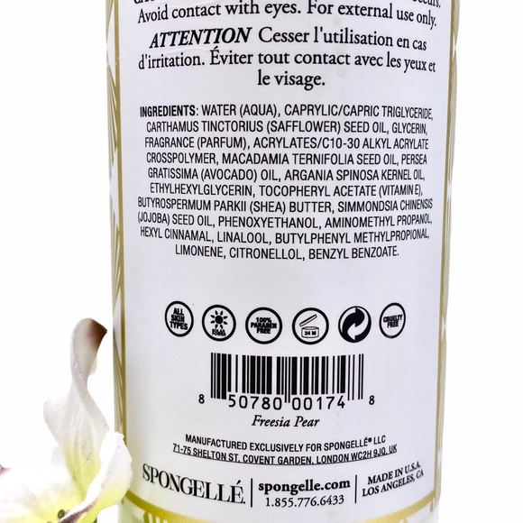 NEW Spongellé Freesia Pear Body Lotion - Picture 5 of 6